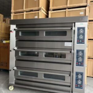 DECK OVEN - 3 DECK 9 TRAYS