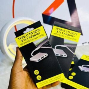 TYPE C TO HDTV – 3 IN 1 ADAPTER